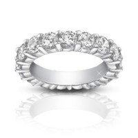 4.00 ct Ladies Round Cut Diamond Eternity Wedding Band Ring 4.00 ct Ladies Round Cut Diamond Eternity Wedding Band Ring